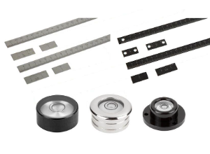 Scales, scale rings, level vials