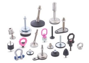 lifting gear and rubber elements